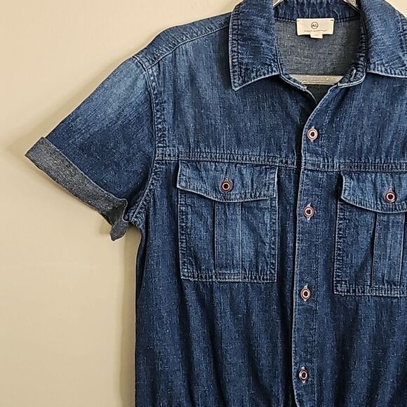 AG Adriano Goldschmeid “The Rhoda” Utility Romper XS Jean Short sleeve - Picture 3 of 16